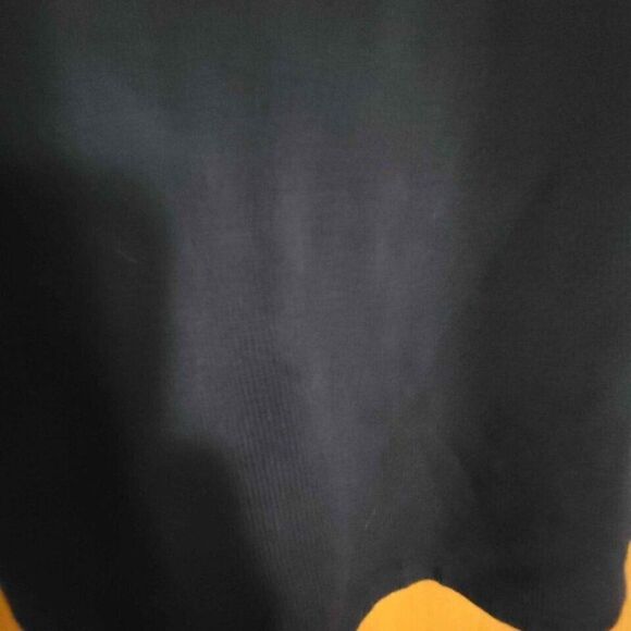 Liz Claiborne XL Knit Sweater Black beaded neck First Issue Acrylic knit 3/4 slv - Picture 6 of 12